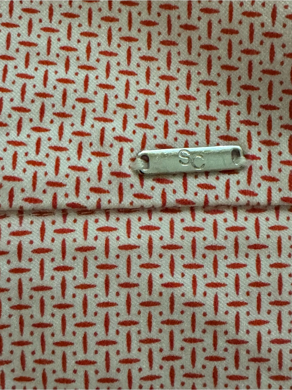 S.C. & Co. Pink Coral Patterned Skort Size Large - Picture 5 of 10
